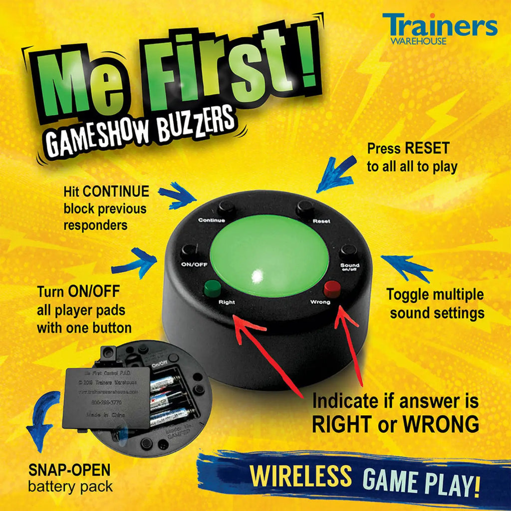 Me First Game Show Buzzers - Version 4